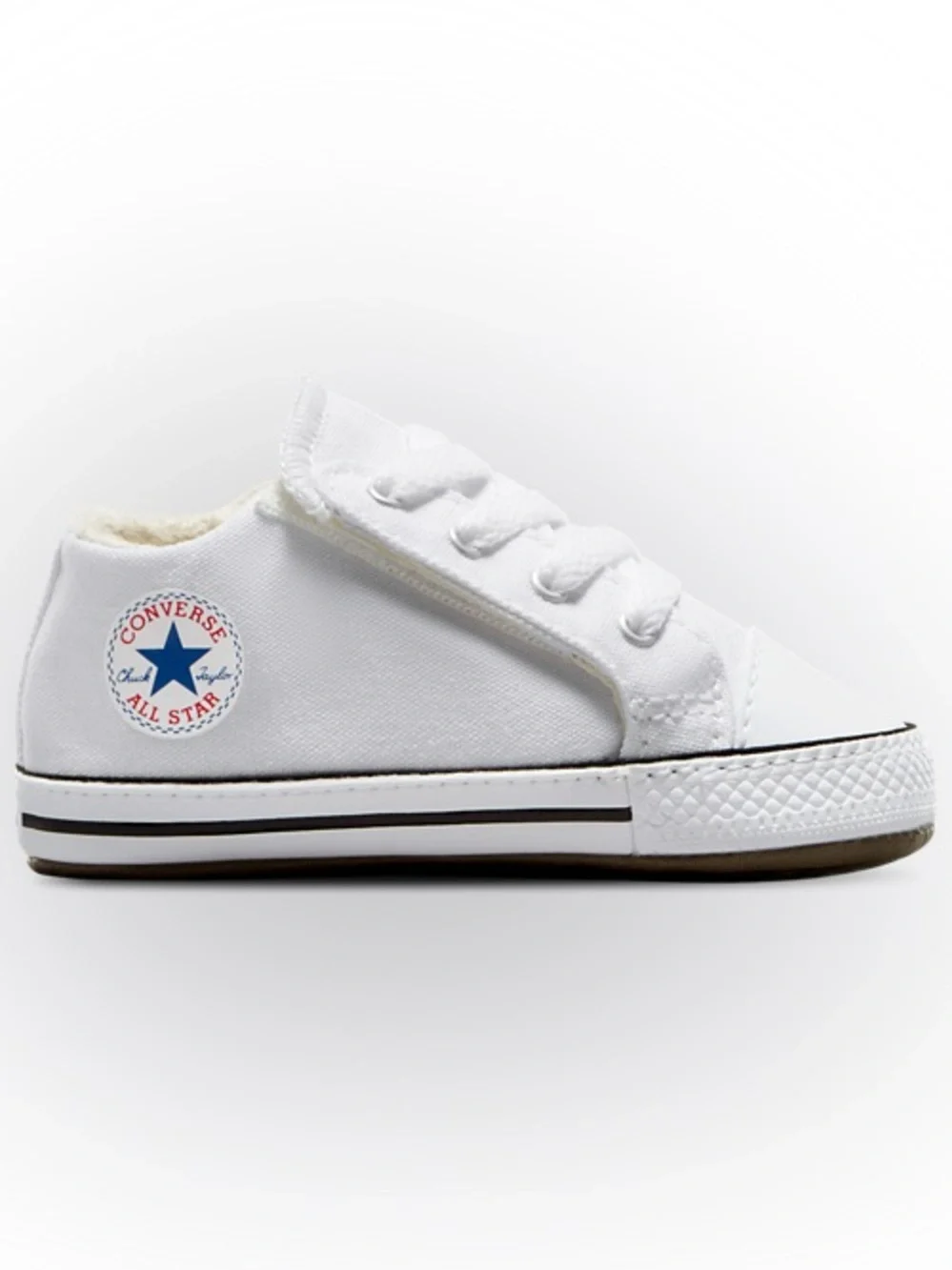 Converse Chuck Taylor All Star Cribster Canvas Baby/Infant Shoe White Size 2